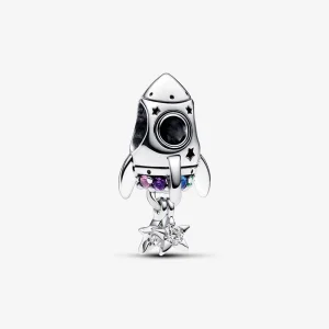 Pandora Space Love Rocket Charm - 792831C01 (изображение за) Pandora Space Love Rocket Charm - 792831C01