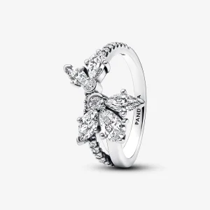 (изображение за) Pandora Sparkling Asymmetrical Herbarium Cluster Ring - 193023C01