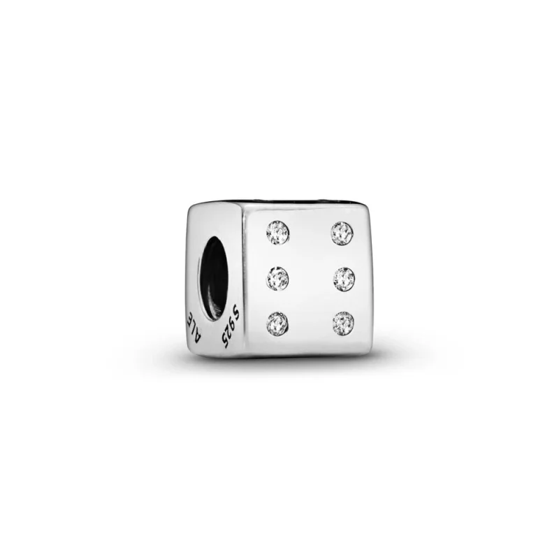 (изображение за) Pandora Sparkling Dice Charm - 791269CZ