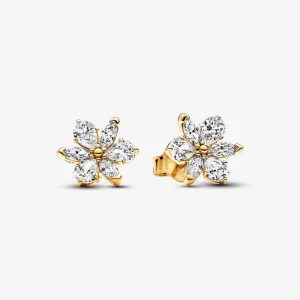 (изображение за) Pandora Sparkling Herbarium Cluster Stud Earrings - 262633C01