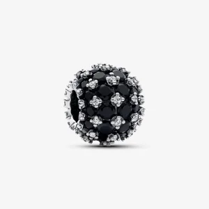 Pandora Sparkling Pavé Round Black Charm - 792630C04 (изображение за) Pandora Sparkling Pavé Round Black Charm - 792630C04