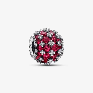 Pandora Sparkling Pavé Round Pink Charm - 792630C03 (изображение за) Pandora Sparkling Pavé Round Pink Charm - 792630C03