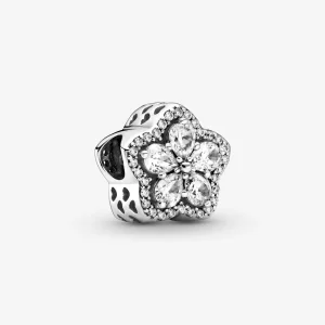 Pandora Sparkling Snowflake Pavé Charm - 799224C01 (изображение за) Pandora Sparkling Snowflake Pavé Charm - 799224C01