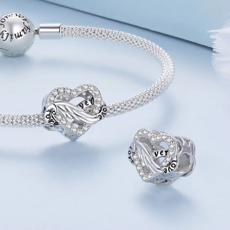 (изображение за) Пандора стил Вечен Сърцевиден Пристол - BSC853 - Преглед 4