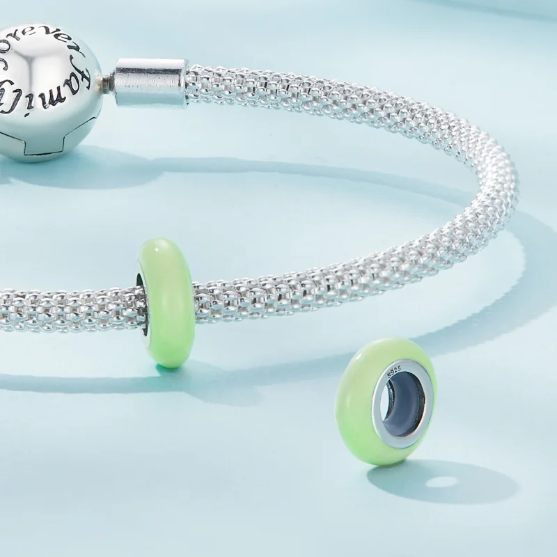 (изображение за) Pandora стил Силикагел междинен шарм - SCC1450-LG - Преглед 4