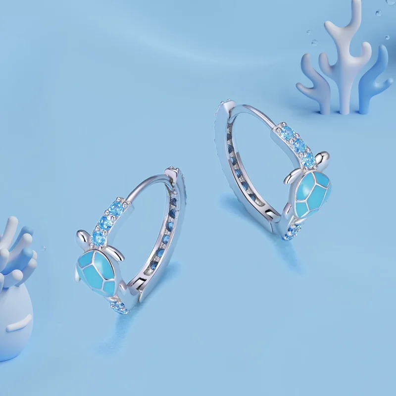 (изображение за) Pandora Стил Морска Костенурка Хулки Слушалки - SCE1596 - Преглед 3
