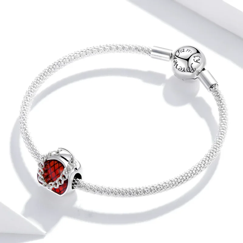(изображение за) Сребърен талисманв стил Пандора Очарователна дамска чанта - BSC3 - Преглед 3