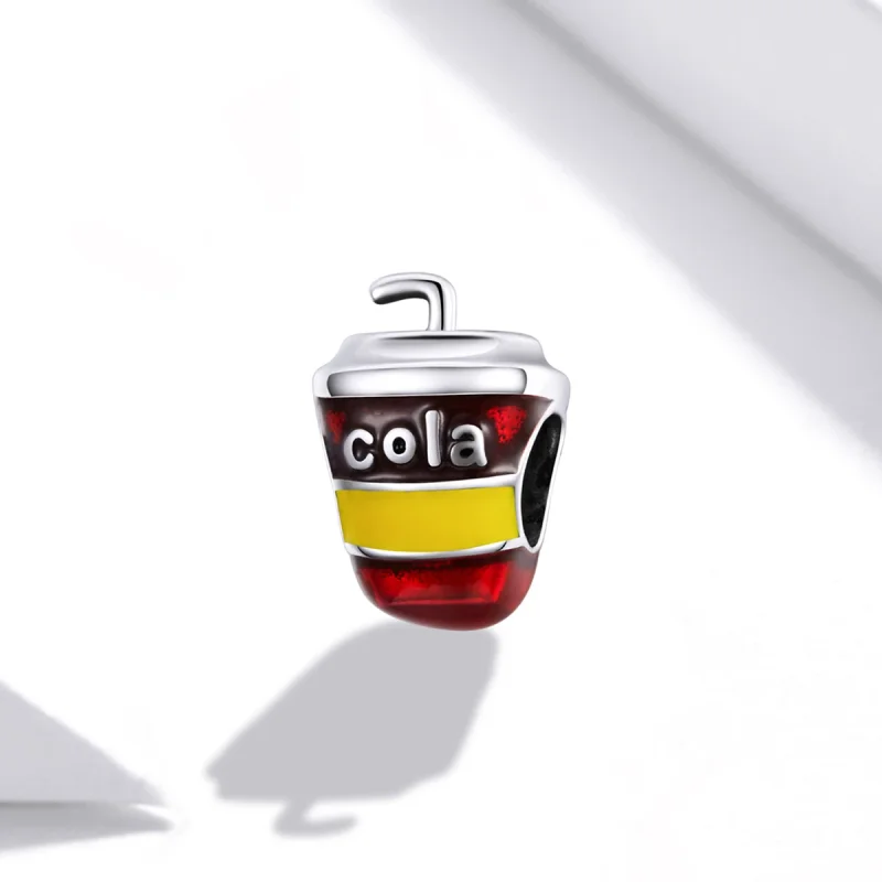 (изображение за) Сребърен талисманв стил Пандора Щастлив Cola - SCC1828 - Преглед 2