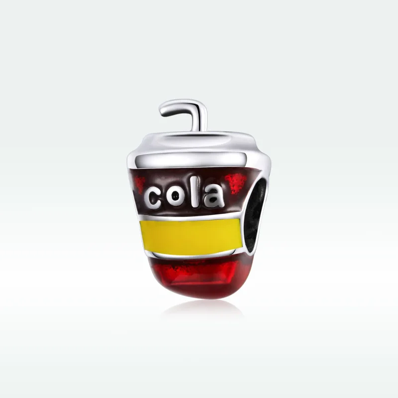 (изображение за) Сребърен талисманв стил Пандора Щастлив Cola - SCC1828 - Преглед 5