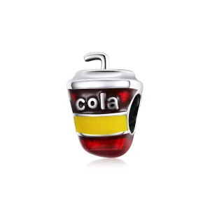 Сребърен талисманв стил Пандора Щастлив Cola - SCC1828 (изображение за) Сребърен талисманв стил Пандора Щастлив Cola - SCC1828