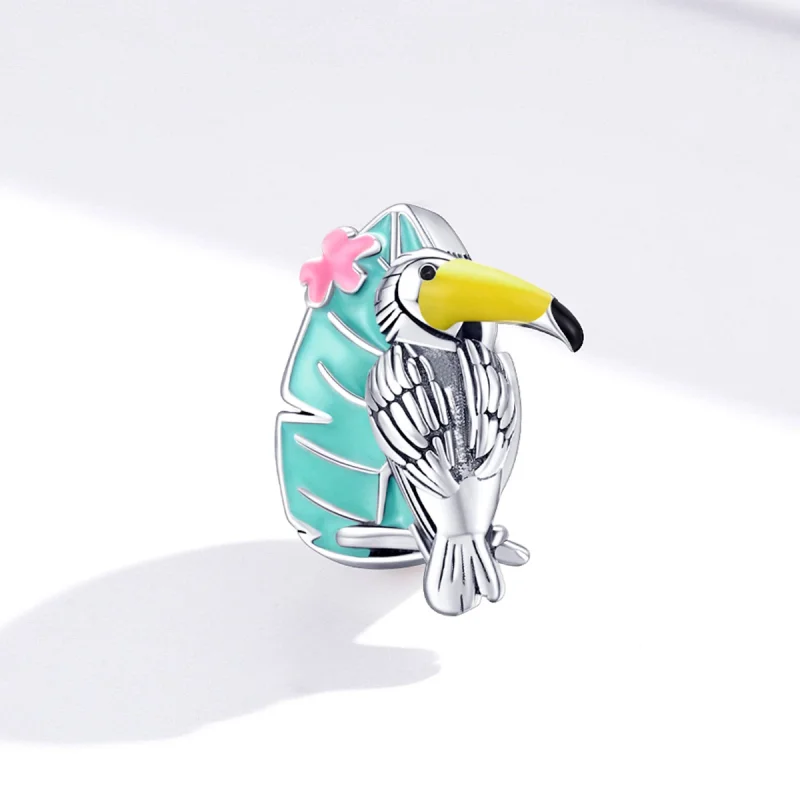 (изображение за) Сребърен талисманв стил Пандора Щъркел - SCC1531 - Преглед 2