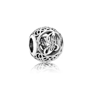 (изображение за) Буква J - 791854CZ - Талисмани PANDORA