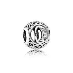 (изображение за) Буква Q - 791861CZ - Талисмани PANDORA