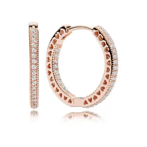 (изображение за) Сияен блясък - 286318CZ - Обици PANDORA