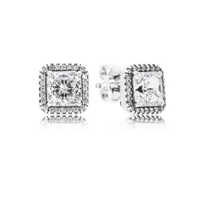 (изображение за) Стил - 290591CZ - Обици PANDORA