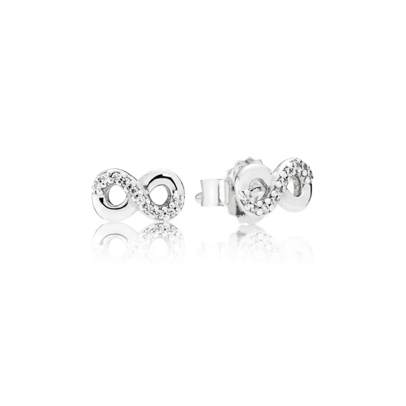 (изображение за) Безкрайна любов - 290695CZ - Обици пандора