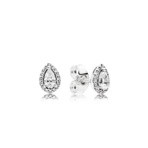 (изображение за) Капки от любов - 296252CZ - Обици PANDORA
