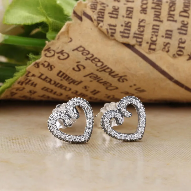 (изображение за) Споделена любов - 297099CZ - Обици PANDORA - Преглед 3