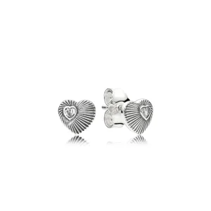 (изображение за) Крила на любовта - 297298CZ - Обици PANDORA