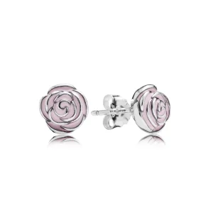 (изображение за) Сребърна Обици на винт Пандора, Rose