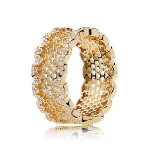 (изображение за) Златно съкровище - 167100CZ - Пръстени PANDORA