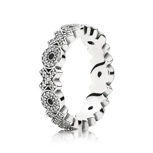 Прегръдки и целувки - 190926CZ - Пръстени PANDORA (изображение за) Прегръдки и целувки - 190926CZ - Пръстени PANDORA