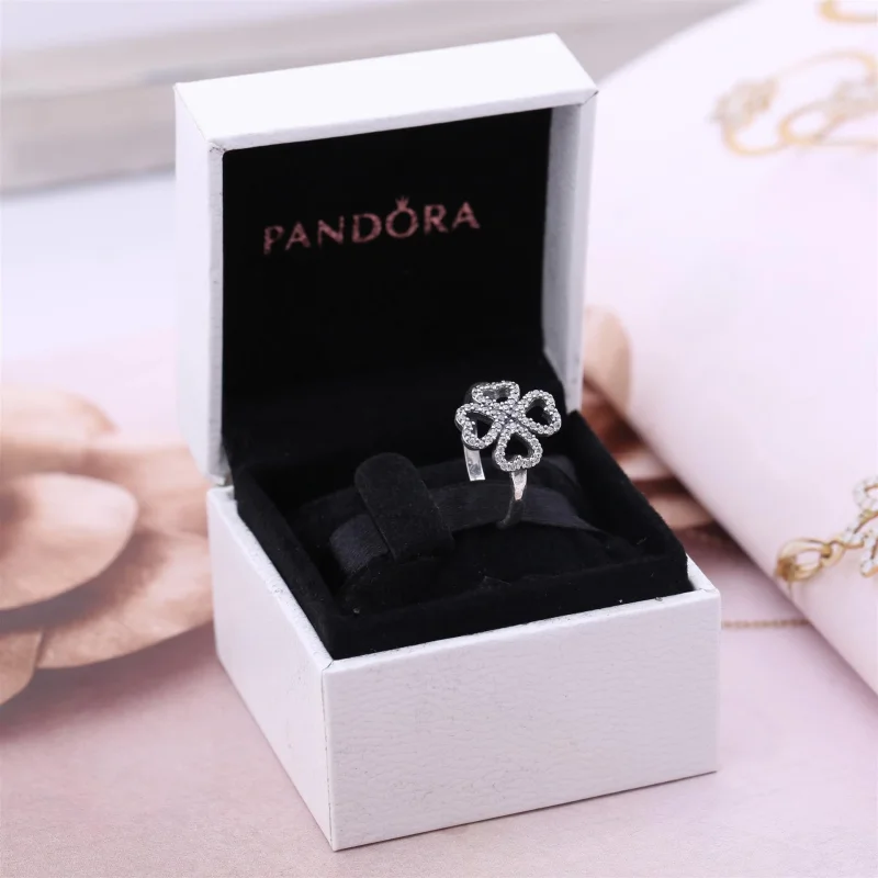 (изображение за) Цвете от любов - 190978CZ - Пръстени PANDORA - Преглед 4