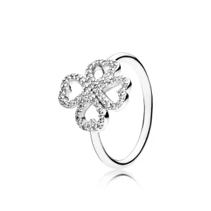 Цвете от любов - 190978CZ - Пръстени PANDORA (изображение за) Цвете от любов - 190978CZ - Пръстени PANDORA