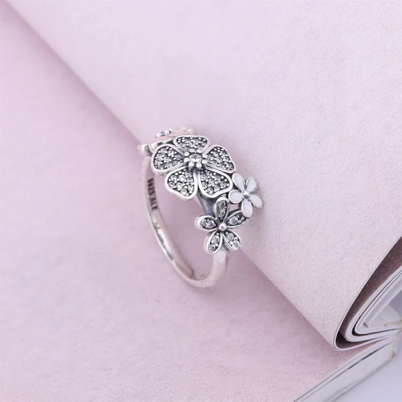 (изображение за) Цветна градина - 190984CZ - Пръстени PANDORA - Преглед 2