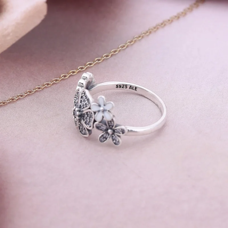 (изображение за) Цветна градина - 190984CZ - Пръстени PANDORA - Преглед 3