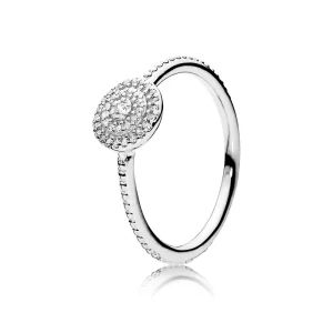 (изображение за) Сияйна елегантност - 190986CZ - Пръстени PANDORA
