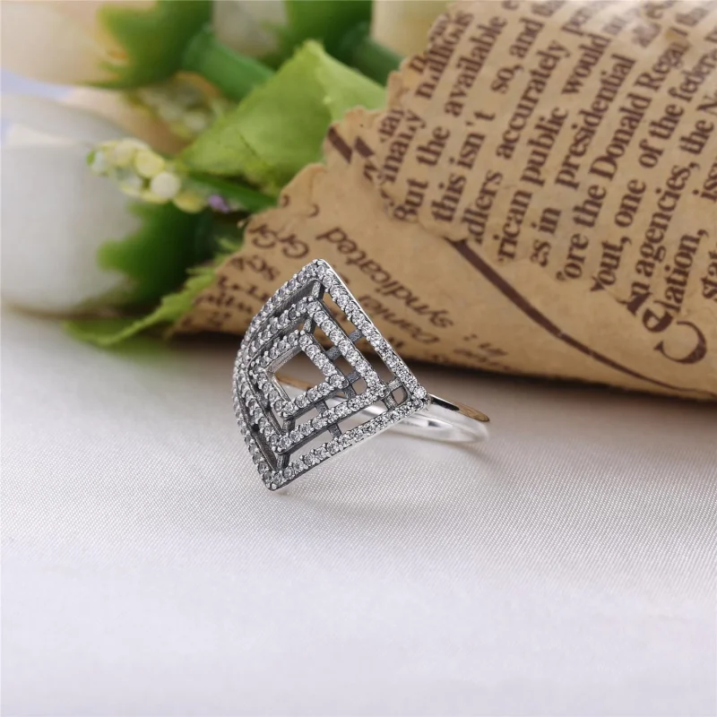 (изображение за) Разкош - 196210CZ - Пръстени PANDORA - Преглед 2