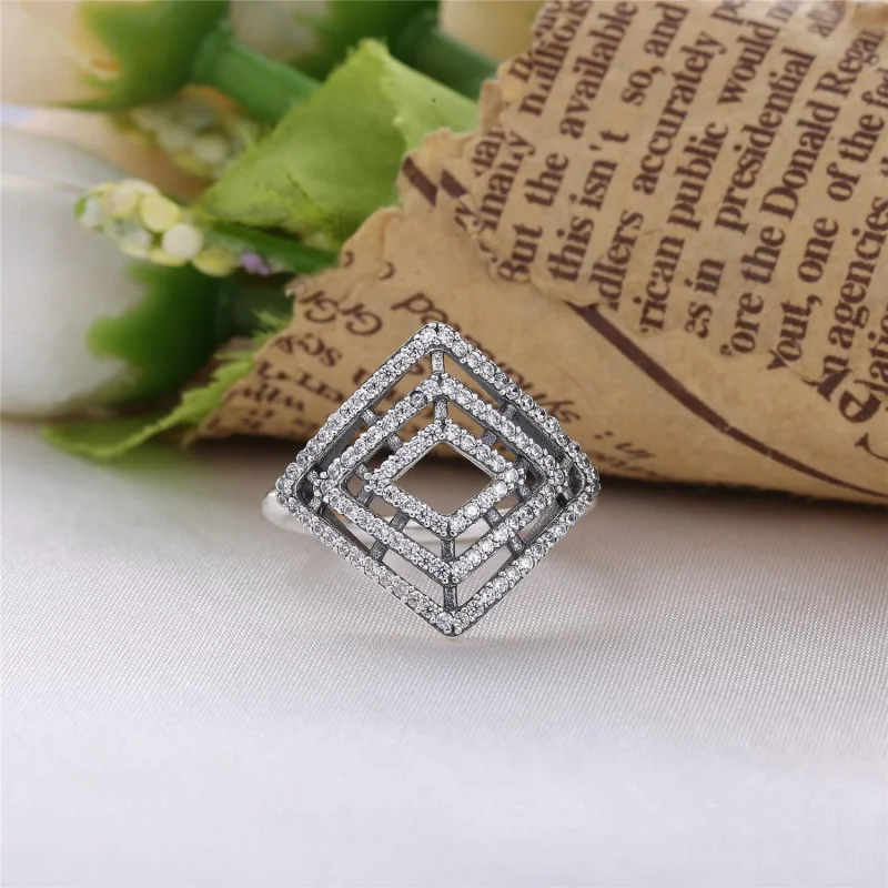 (изображение за) Разкош - 196210CZ - Пръстени PANDORA - Преглед 3