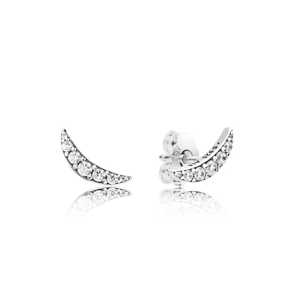 лунна светлина 297569cz обици пандора