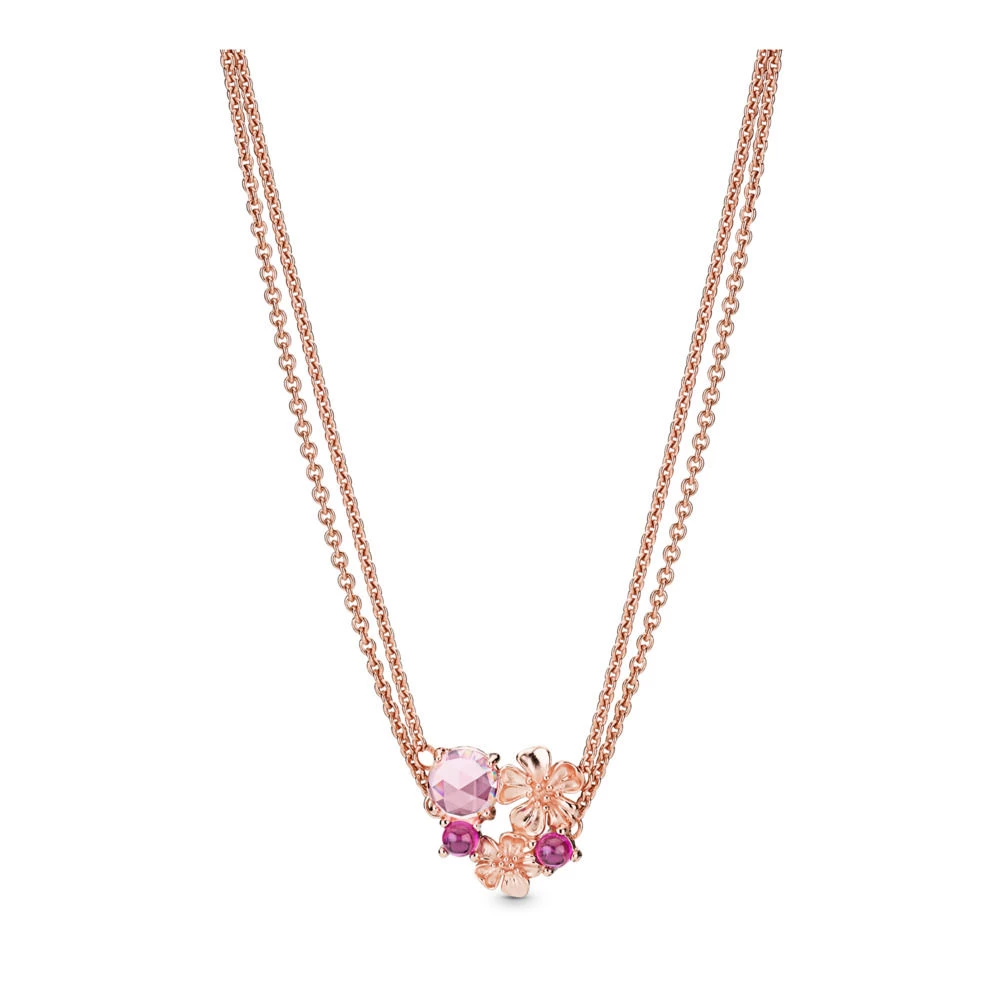 pandora rose колиета пандора с висулки цъфтеж на праскова