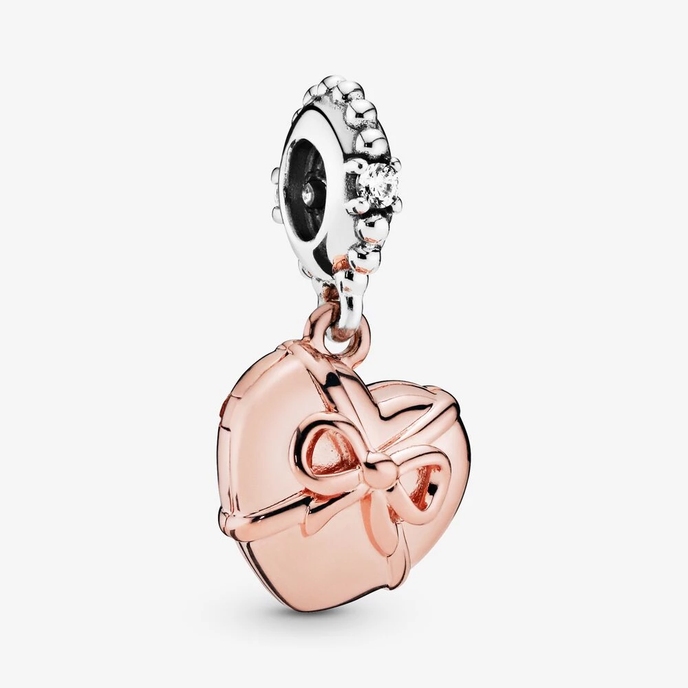 pandora rose талисман висулки бразилско сърце