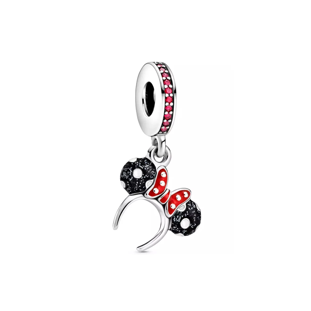 талисман висулки пандора minnie mouse черно бяла лента за глава за уши p400942464791