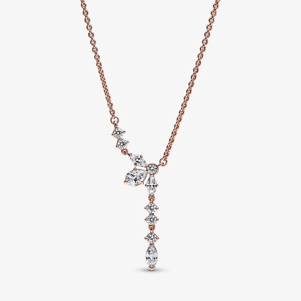pandora светкавица herbarium cluster drop колье 382386c01