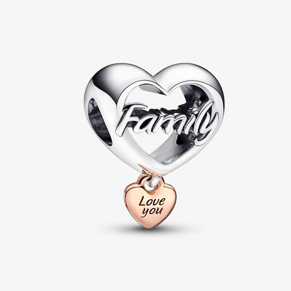 пандора чар за сърце love you family 782326c00