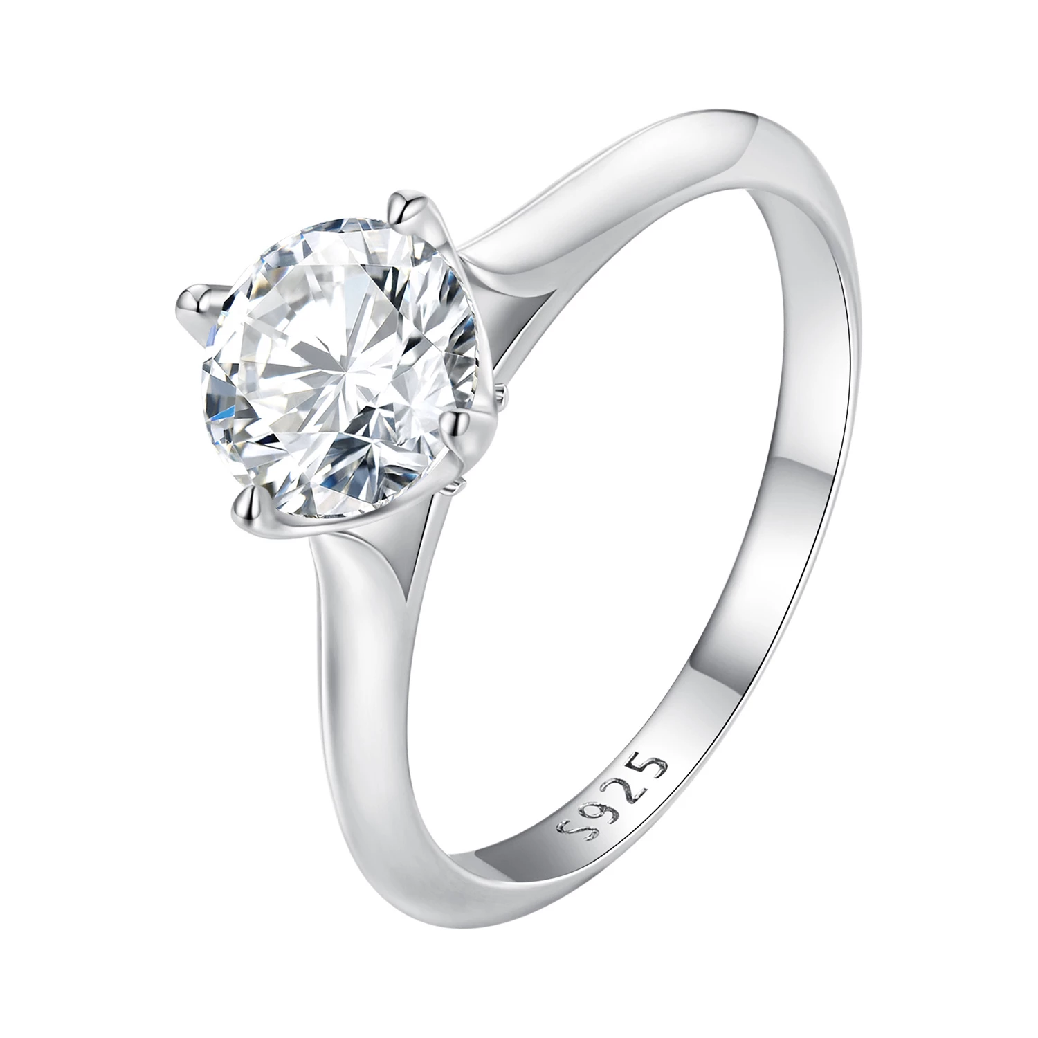пандора стил 1 каратов moissanite годежен пръстен msr033