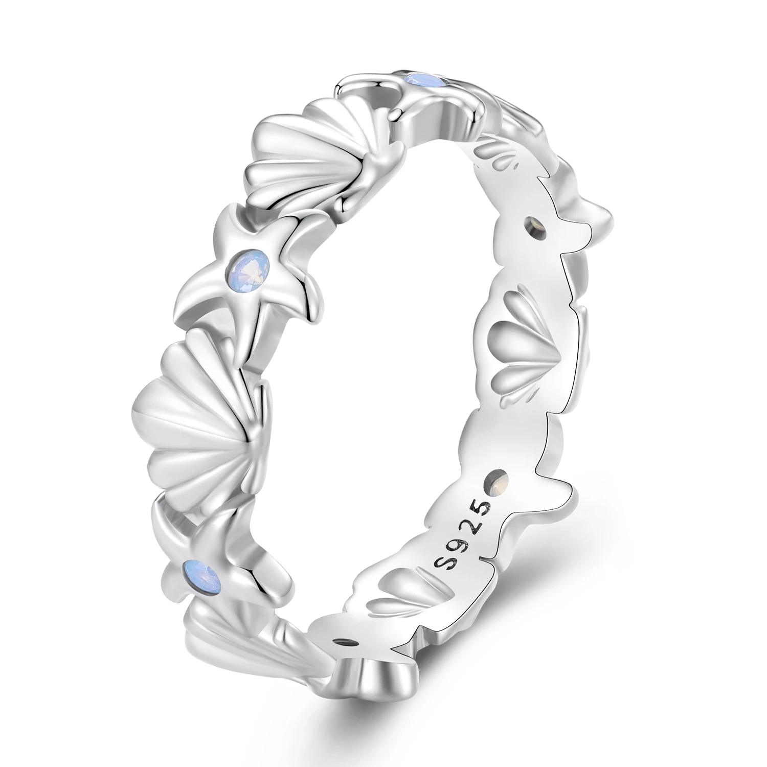 пандора стил морска звезда черупка пръстен bsr430