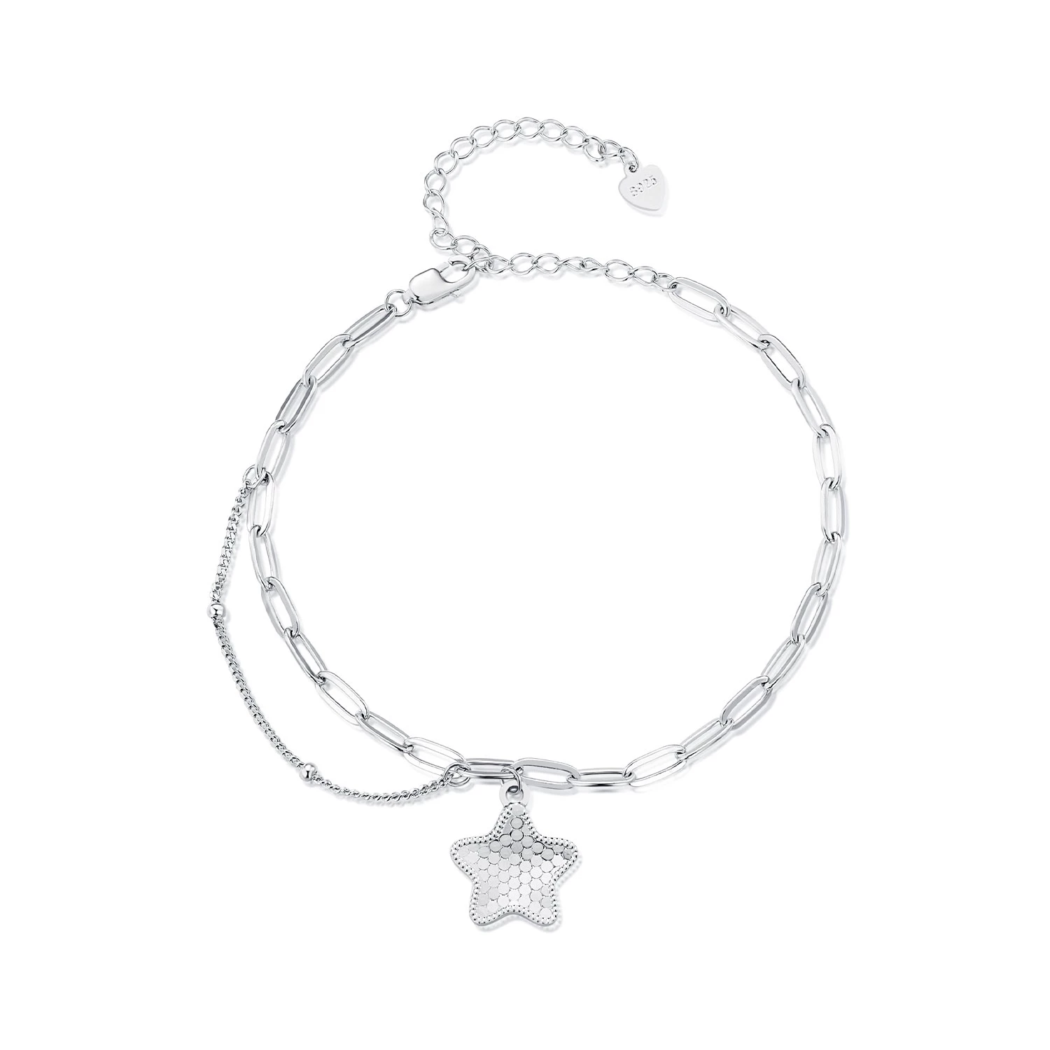 pandora стил бляскава висулка верижка гривна bsb137
