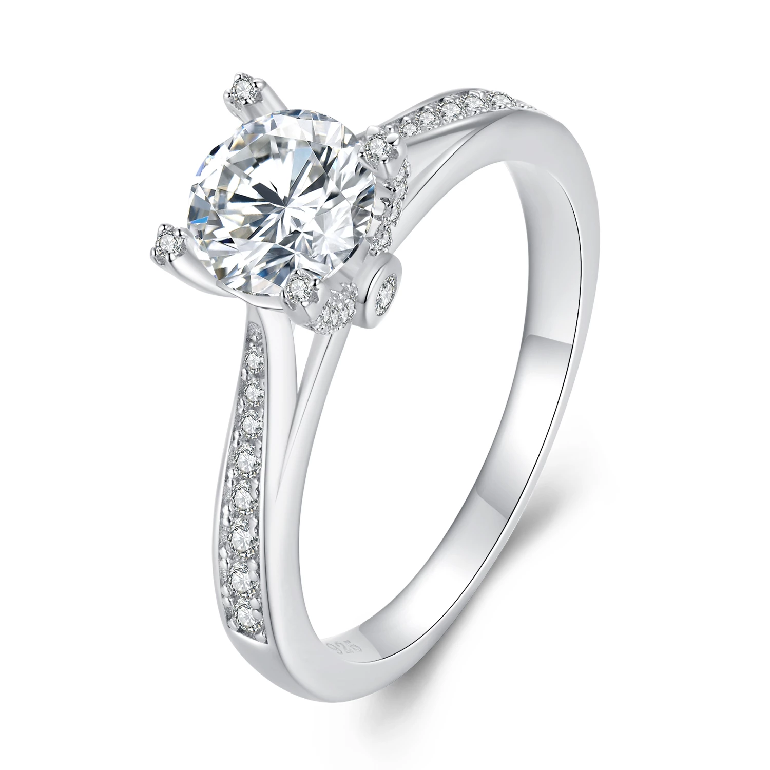 pandora стил изискан moissanite годежен пръстен msr026
