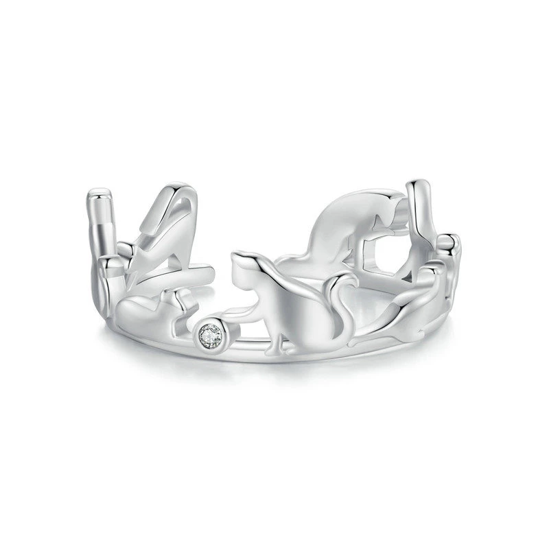 pandora стил котка пръстен scr944 e