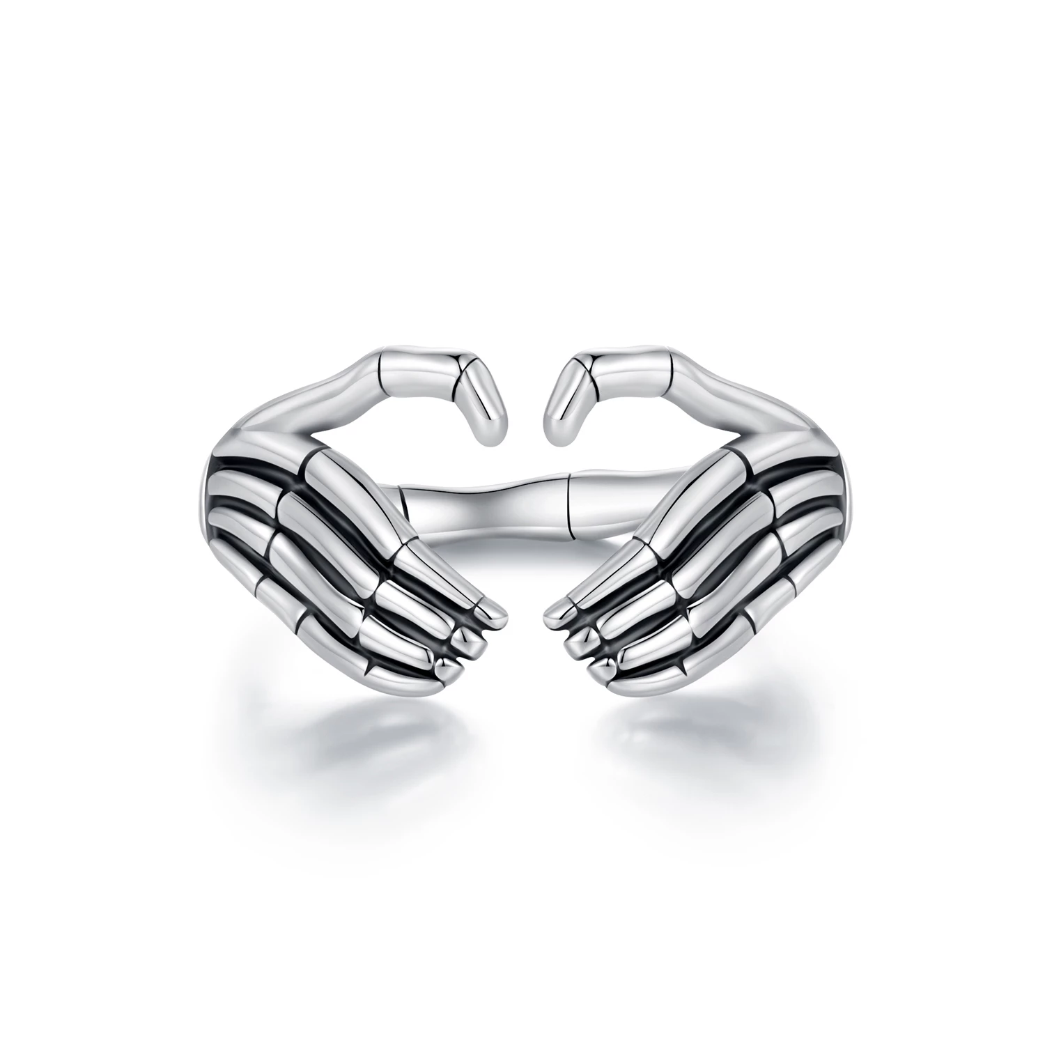 pandora стил ринг със скелетна ръка scr971 e