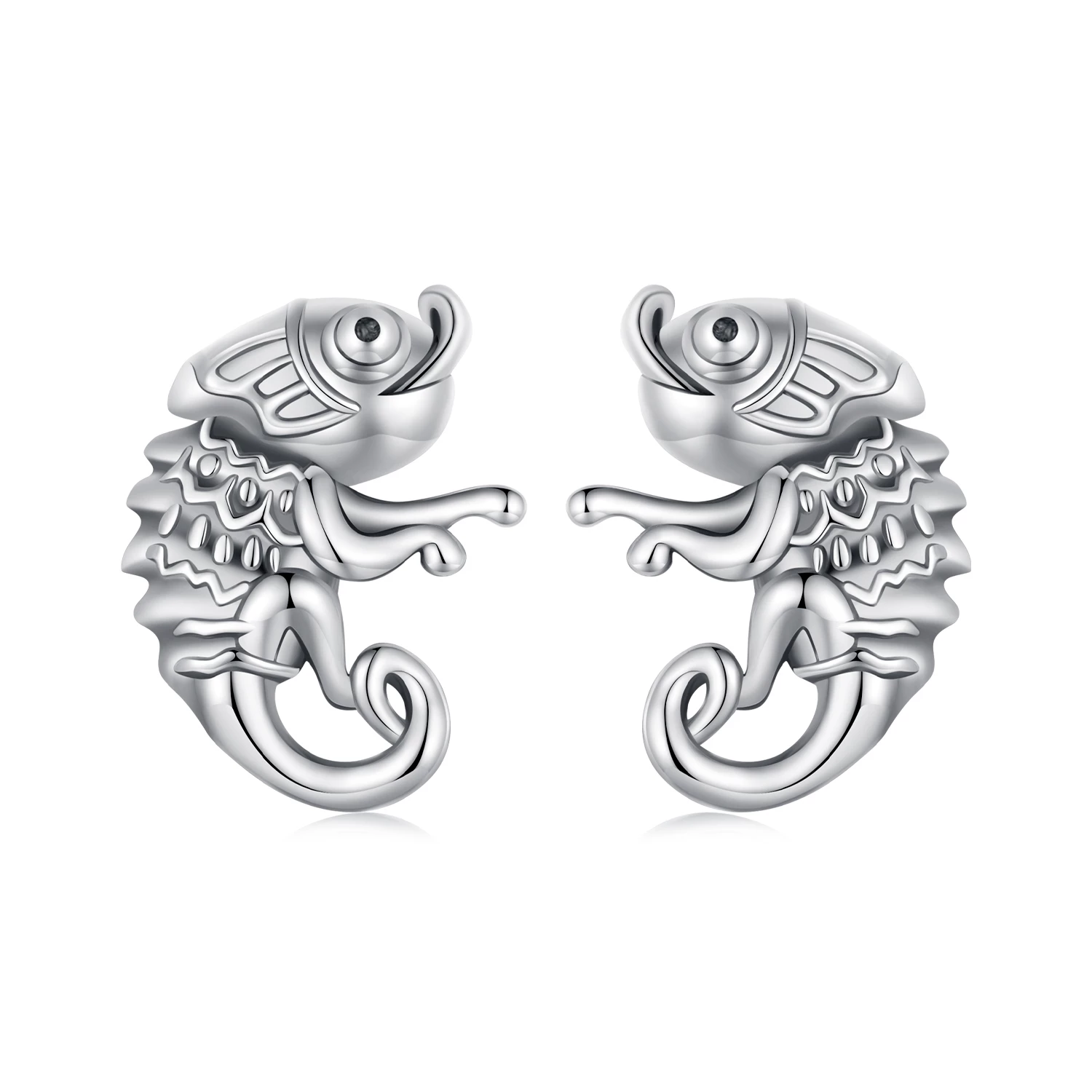 pandora стил хамелеонки обеци с щифт sce1661
