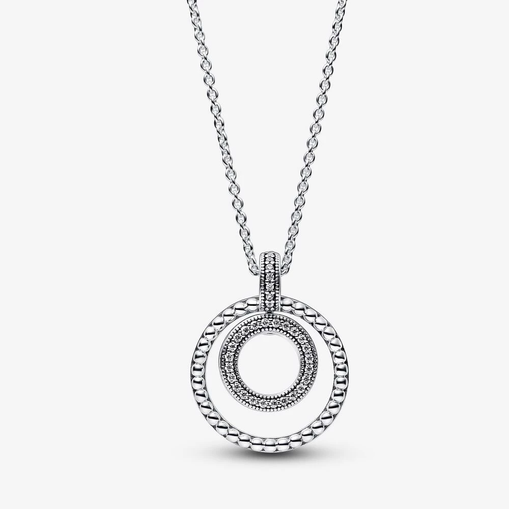 висулка и огърлица pandora signature pavé beads 392308c01