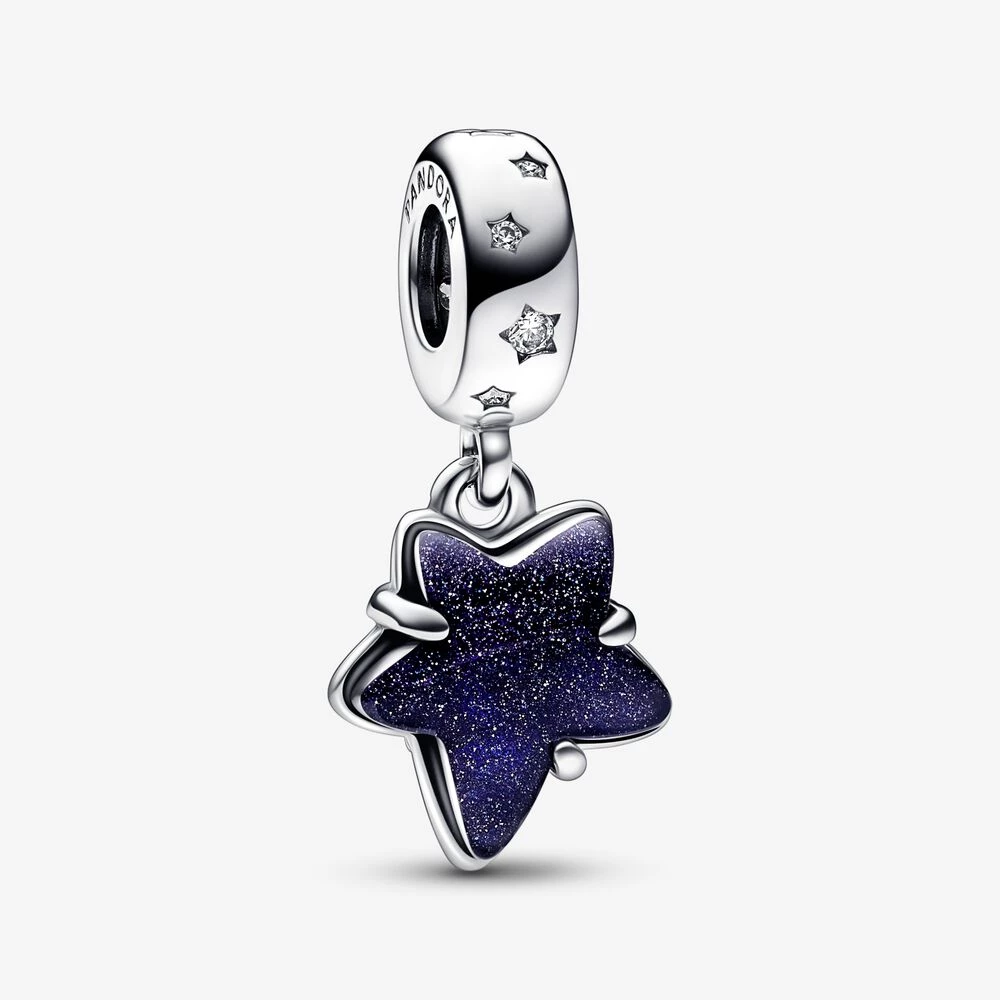 висяща талисманка pandora celestial galaxy star murano 792368c01