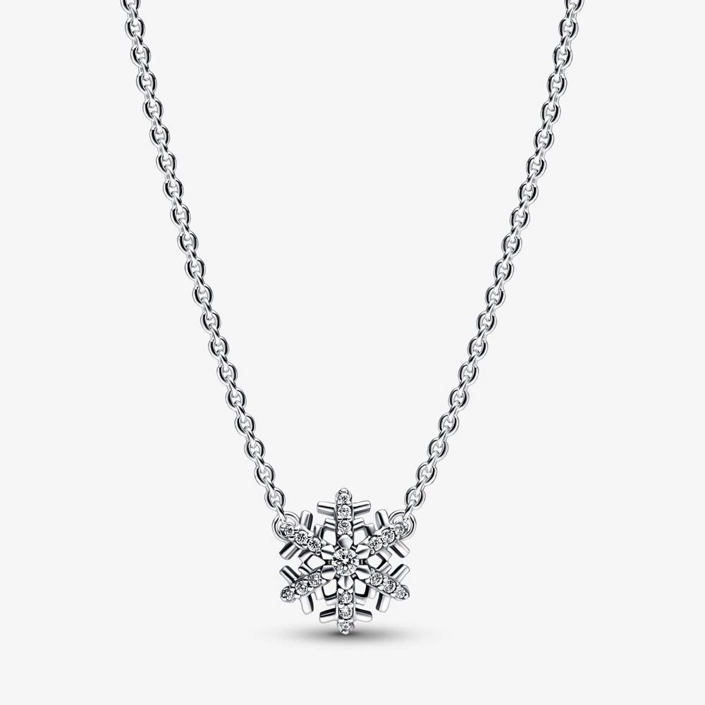 колие с висулка pandora sparkle snowflake 392371c01