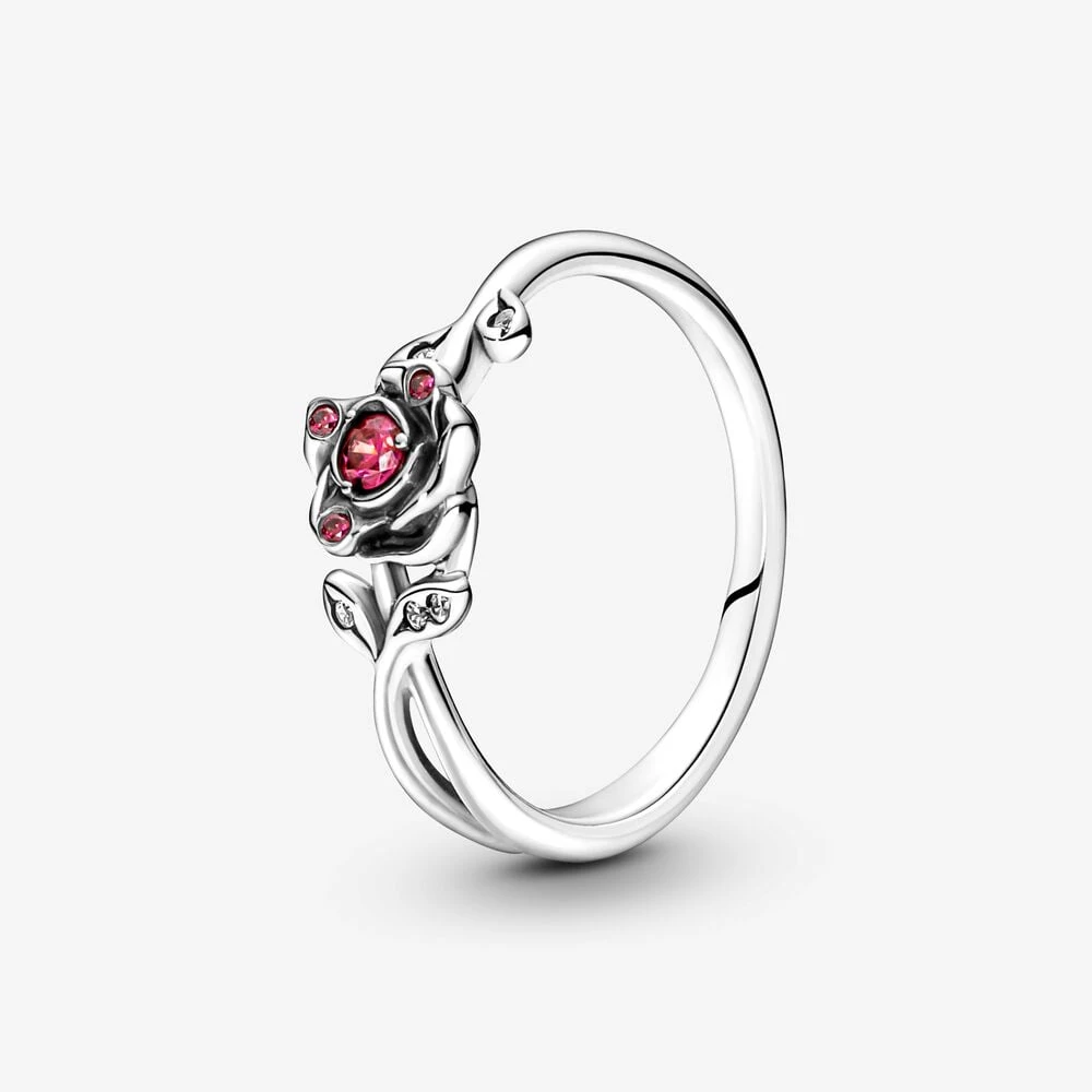 пръстен pandora disney beauty and the beast rose 190017c01